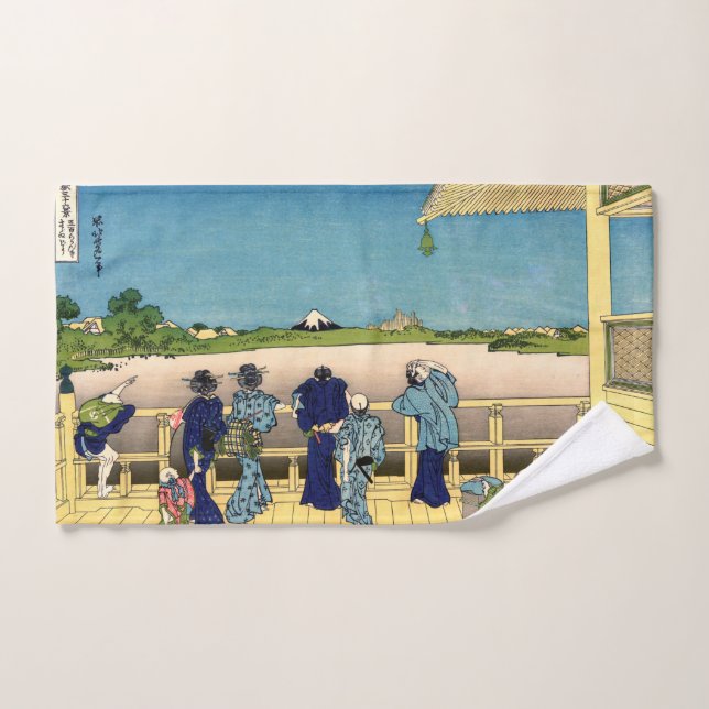 Conjunto De Toalhas Katsushika Hokusai - Sazai hall, Temple 500 Rakan (Toalha de mão)