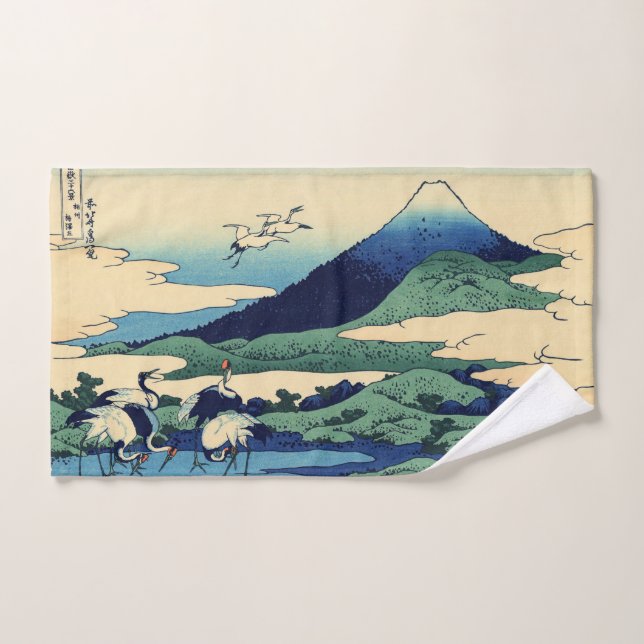 Conjunto De Toalhas Katsushika Hokusai - Umegawa na província de Sagam (Toalha de mão)