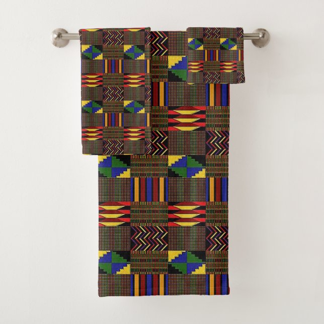 Conjunto De Toalhas Kente Cloth (Insitu)