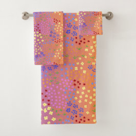 Conjunto De Toalhas Kimono Floral- Tasogare (Crepúsculo)