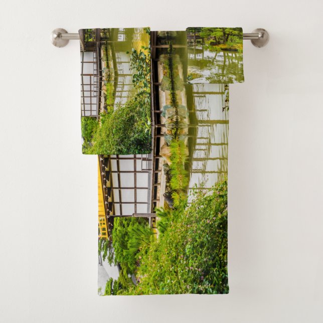 Conjunto De Toalhas Kinkaku-ji, o pavilhão de ouros, Kyoto (Insitu)