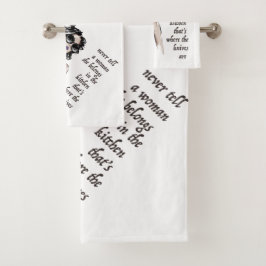 Conjunto De Toalhas Knives de cozinha pertencem