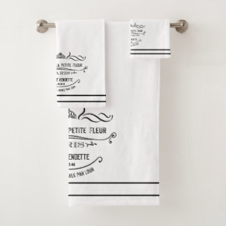 Conjunto De Toalhas L luxuoso' hotel De La Pequeno Fleur