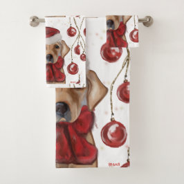 Conjunto De Toalhas Labrador Retriever