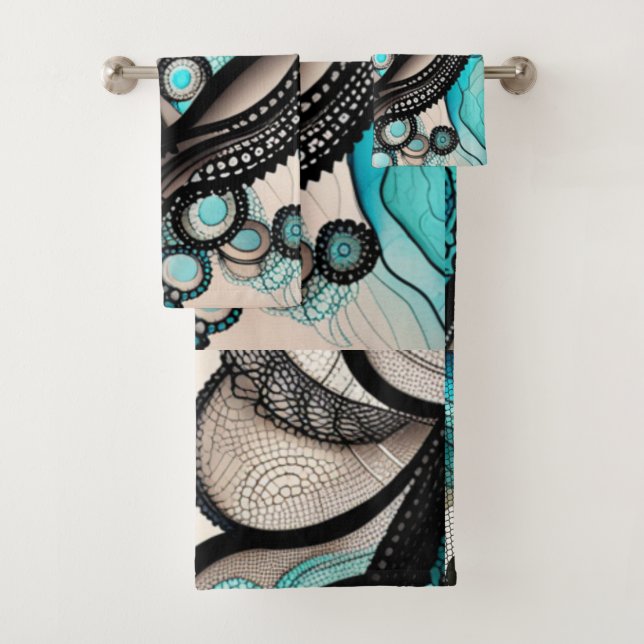 Conjunto De Toalhas Lacy Lady (Insitu)