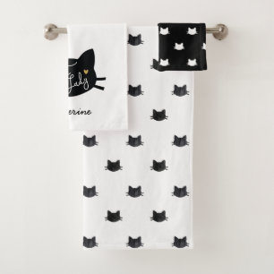 Conjunto De Toalhas Lady Cat