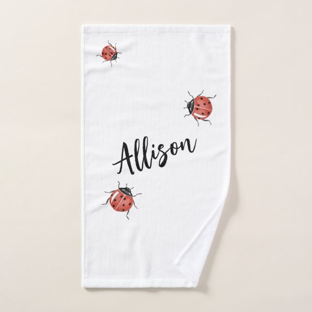 Conjunto De Toalhas Ladybug (Toalha de mão)