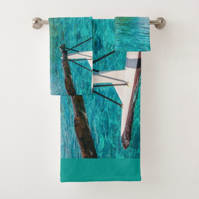 Conjunto De Toalhas Lagoa Bora Bora (Insitu)