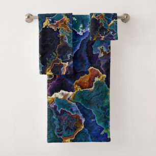 Conjunto De Toalhas Lamas De Óleo