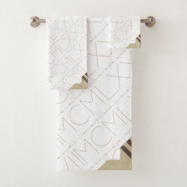 Conjunto De Toalhas Latte