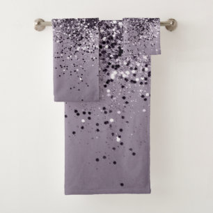 Conjunto De Toalhas Lavanda com brilho no dia 1