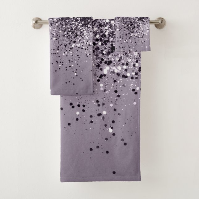 Conjunto De Toalhas Lavanda com brilho no dia 1 (Insitu)
