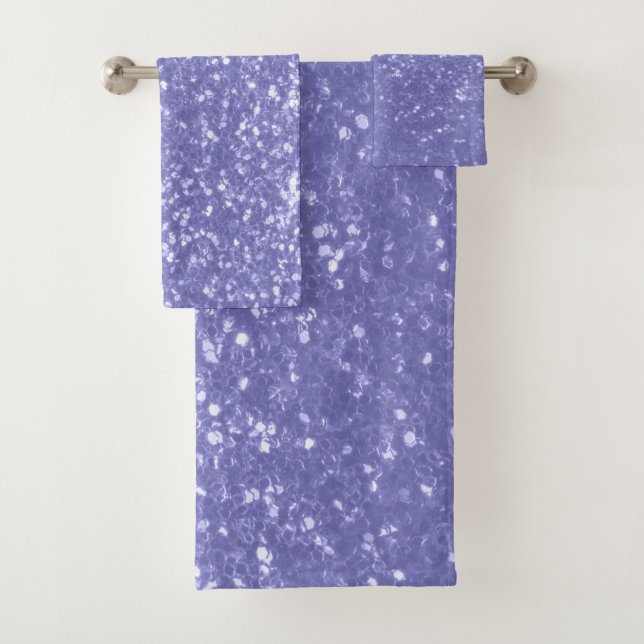 Conjunto De Toalhas Lavanda violeta brilha (Insitu)