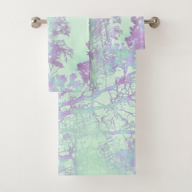 Conjunto De Toalhas Lavender Broadleaf Mist (Insitu)