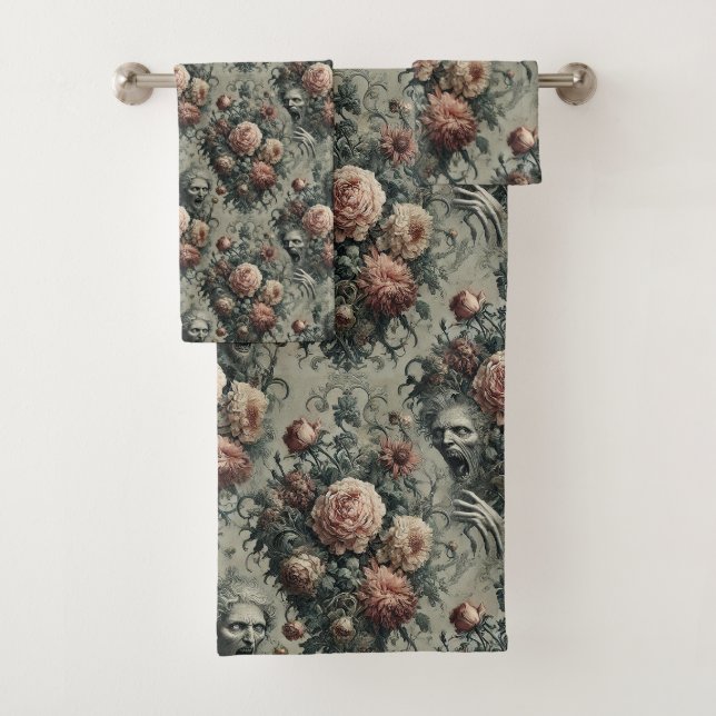 Conjunto De Toalhas 🩸 Lazarus Weeps - Vitoriano Gótico (Insitu)