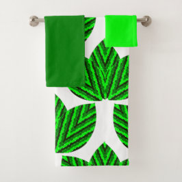 Conjunto De Toalhas Leaf Trios