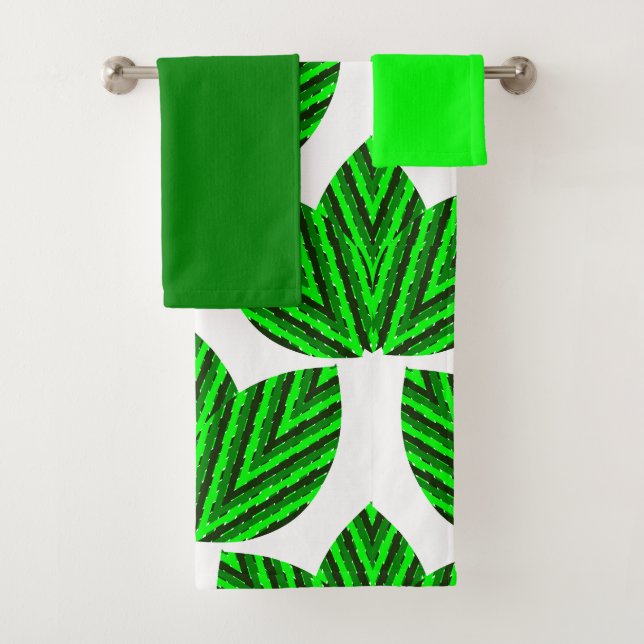 Conjunto De Toalhas Leaf Trios (Insitu)