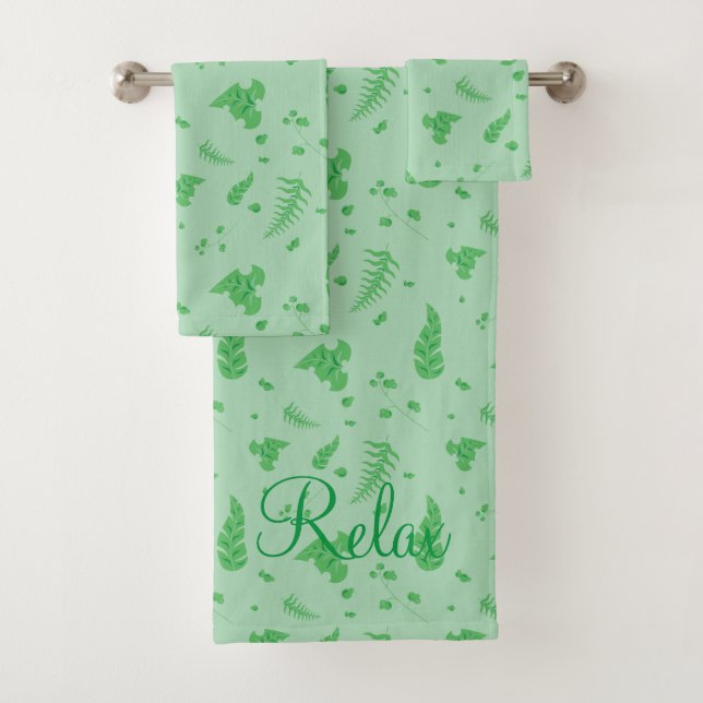 Conjunto De Toalhas Leafy (Insitu)