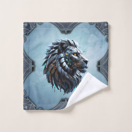 Conjunto De Toalhas Leão cibernético Fusão de energia e tecnologia