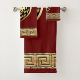 Conjunto De Toalhas Leão Real do Inglês Antigo Designer 