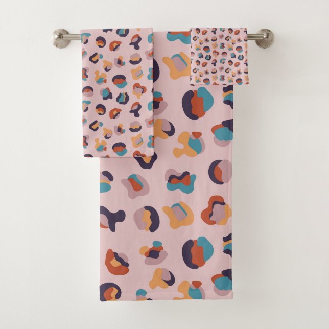 Conjunto De Toalhas Leopardo Animal (Insitu)