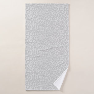 Conjunto De Toalhas Leopardo de Neve
