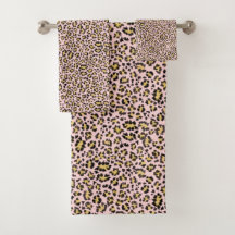 Leopardo impresso a rosa