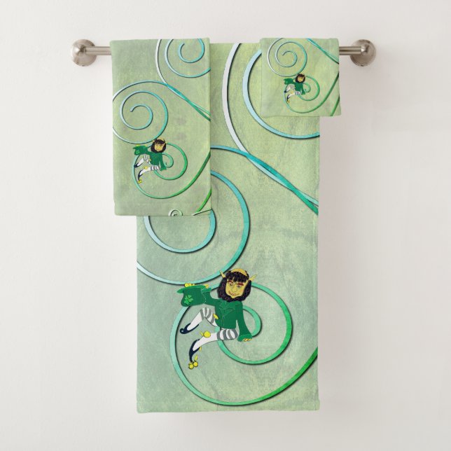 Conjunto De Toalhas Leprechaun Towel (Insitu)