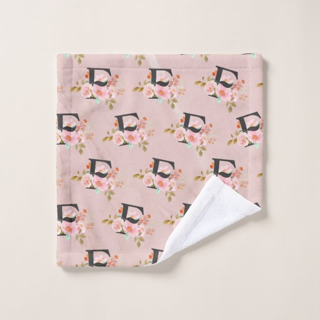 Conjunto De Toalhas Letter F (Pano de lavar)