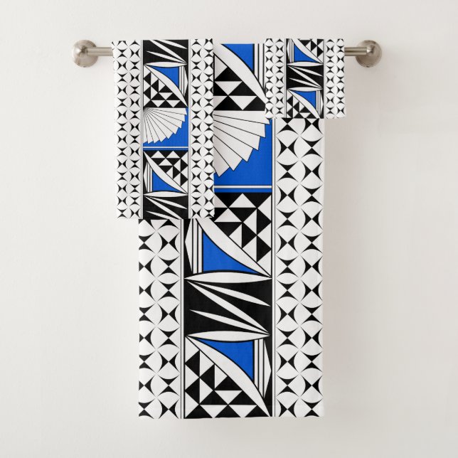 Conjunto De Toalhas Levantamento nativo do sudoeste em azul (Insitu)