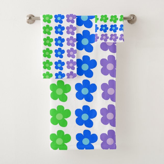 Conjunto De Toalhas LGBT Rainbow Flores Orgulho gay Liberdade e Iguald (Insitu)