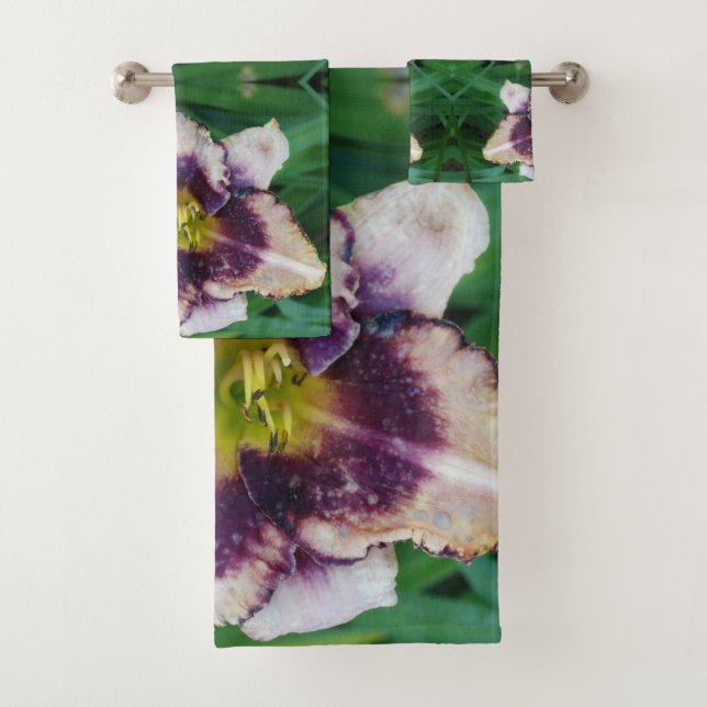 Conjunto De Toalhas Lilium floresce foto de aproximação (Insitu)