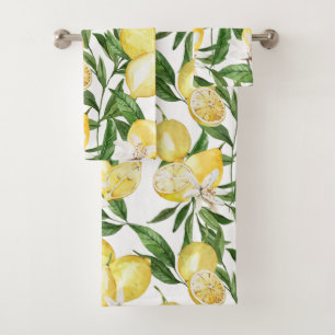 Conjunto De Toalhas Limões de Verão e limão