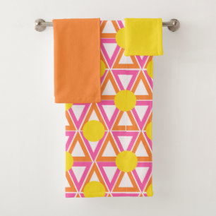 Conjunto De Toalhas Limonada Rosa