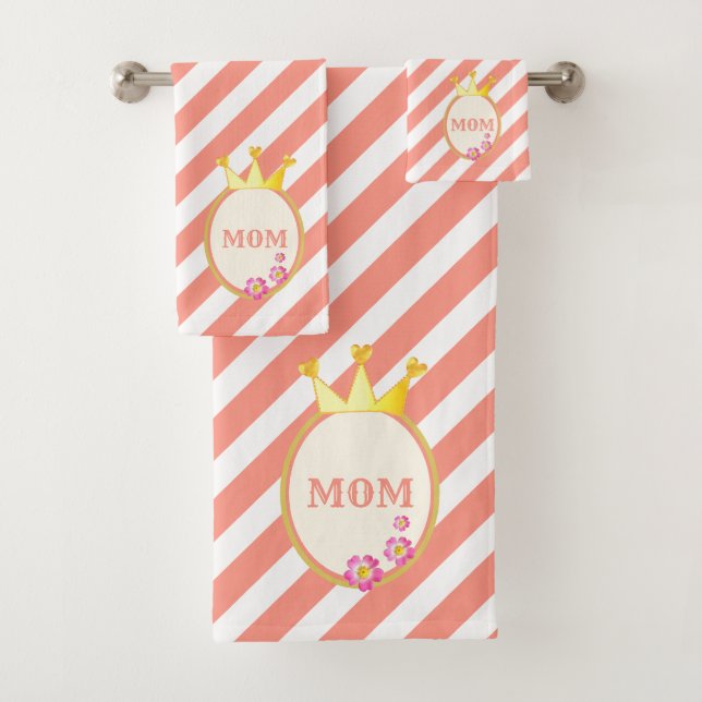 Conjunto De Toalhas Linda Coroa da Rainha (Insitu)