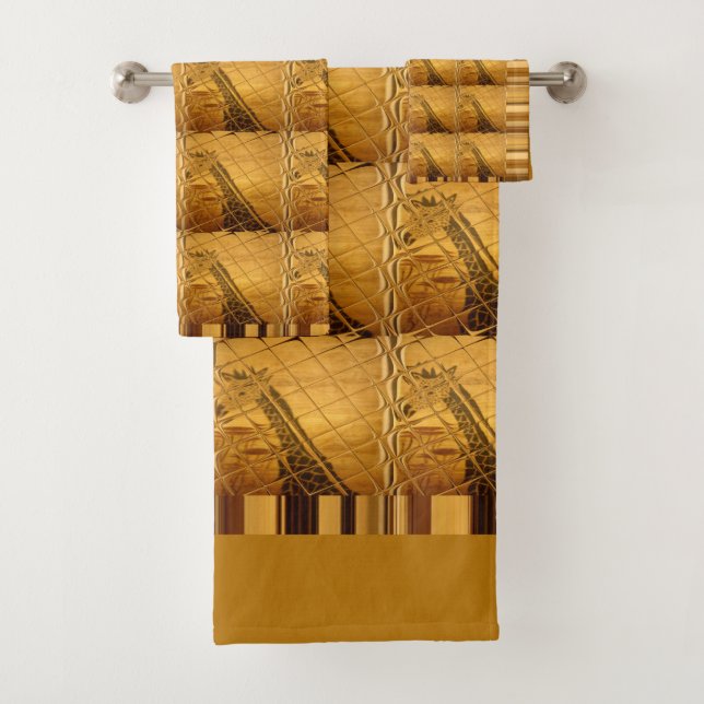 Conjunto De Toalhas Linda e adorável girafa de animais selvagens queni (Insitu)