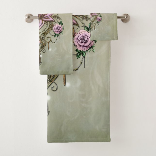 Conjunto De Toalhas Linda flor de lótus (Insitu)