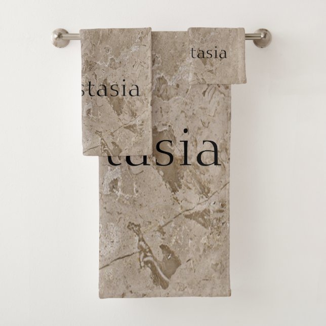 Conjunto De Toalhas Linda Tendência Marble, Olhos (Insitu)