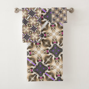 Conjunto De Toalhas Lindo e Adorável Vetor de Serengeti Africano