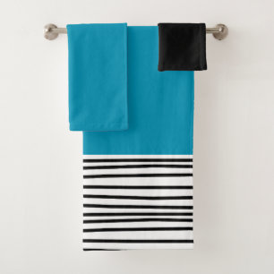 Conjunto De Toalhas Linhas abstrato
