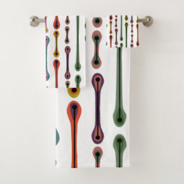 Conjunto De Toalhas Linhas Atômicas