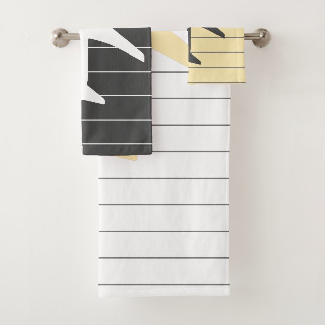 Conjunto De Toalhas Linhas de distribuição de aviação do piloto de fun (Insitu)