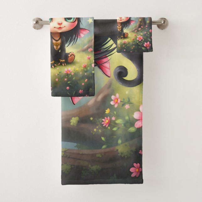 Conjunto De Toalhas Liora – Guardiã de Estrelas Minúsculas.  (Insitu)