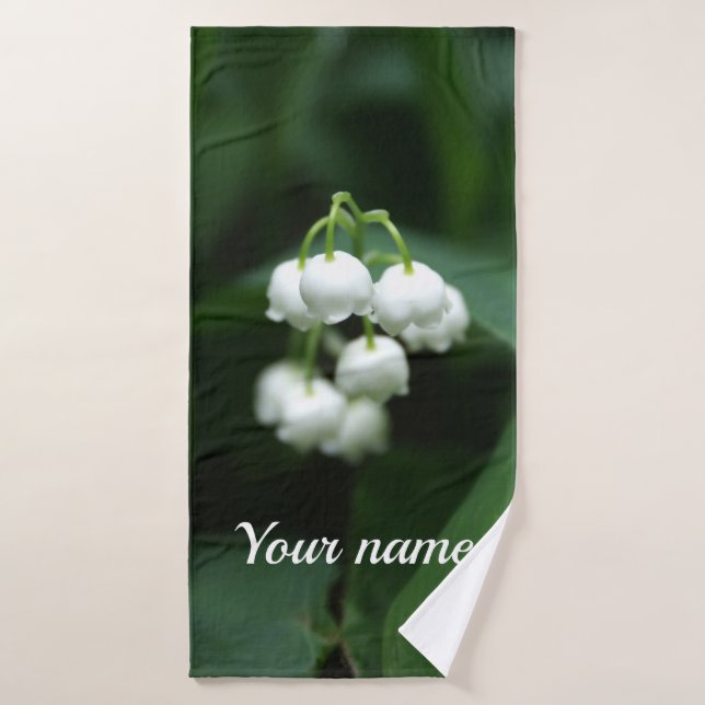 Conjunto De Toalhas Lírios brancos (Toalha de Banho)