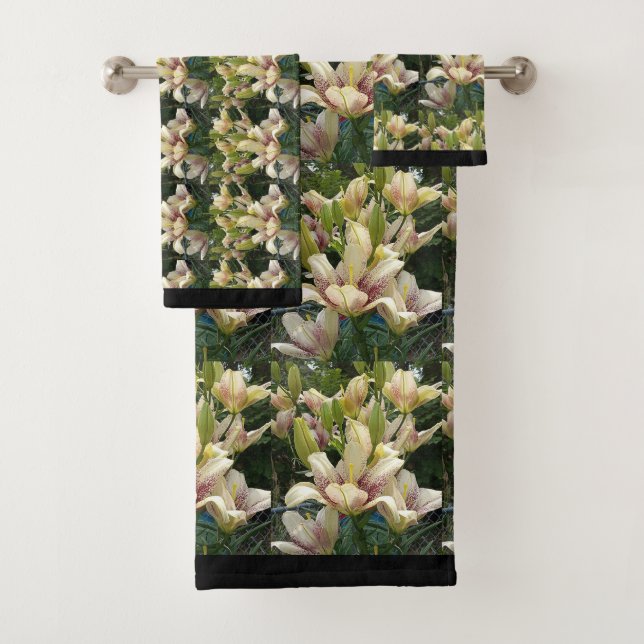 Conjunto De Toalhas Lírios de Jardim  (Insitu)