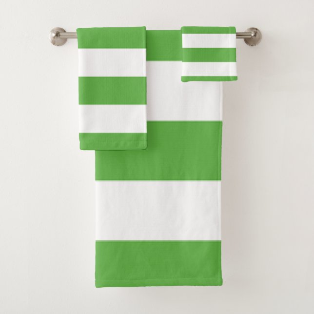 Conjunto De Toalhas Listra verde (Insitu)