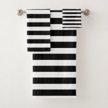 Listrado preto e branco moderno