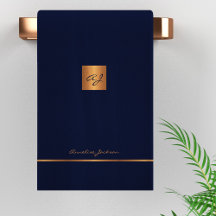 Listras de monograma chiques elegantes modernas em