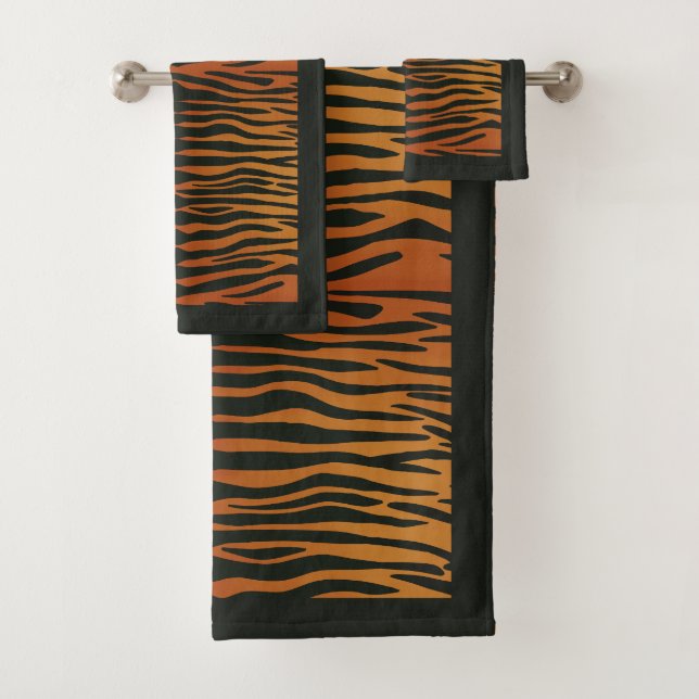 Conjunto De Toalhas Listras de Tigre (Insitu)
