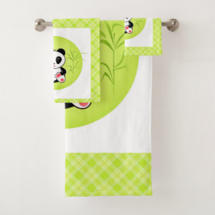 Conjunto De Toalhas Little Panda